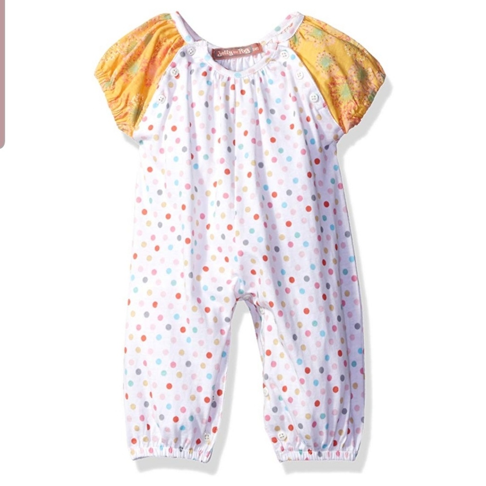 Jelly the PugBaby Girls' Deanna Romper